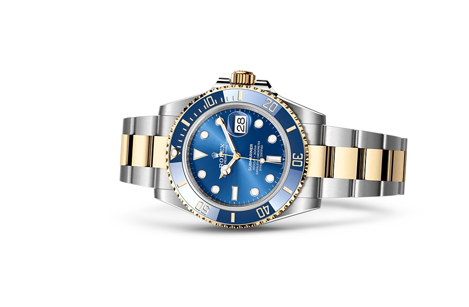 Dark blue dial watch - gold-41MM