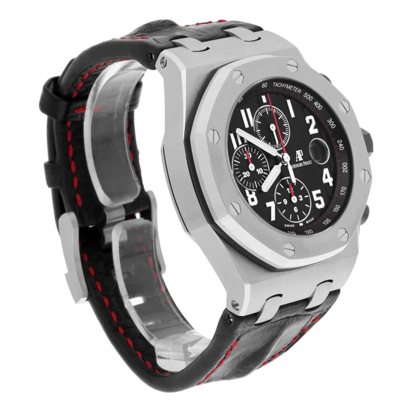 Black strap - Titanium black dial - Watch - 42mm