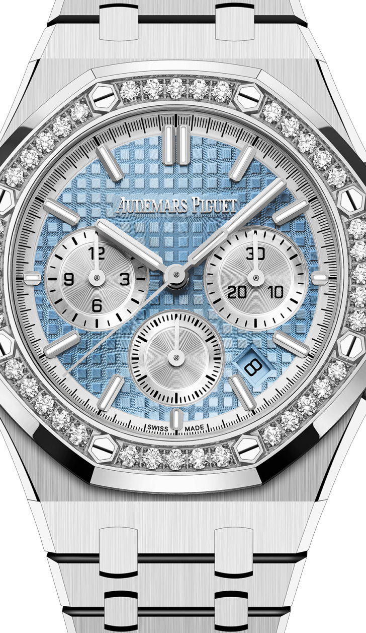 Silver 904L Steel Light Blue Dial - Watch - 38mm