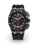 Black strap - Titanium black dial - Watch - 44mm