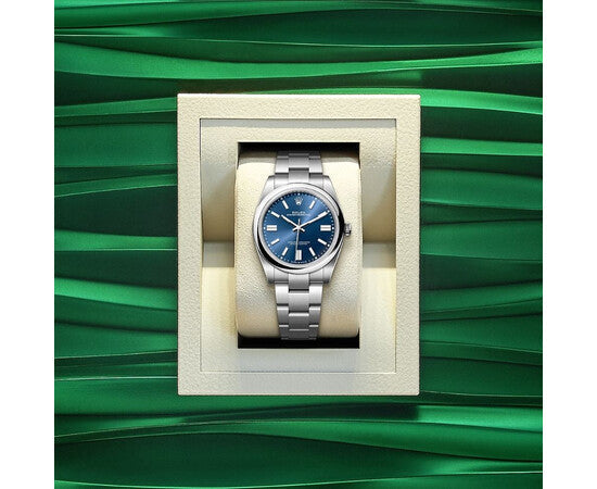 Blue Dial Watch-Silver-31MM