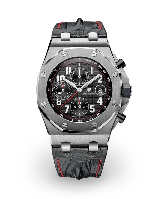 Black strap - Titanium black dial - Watch - 42mm