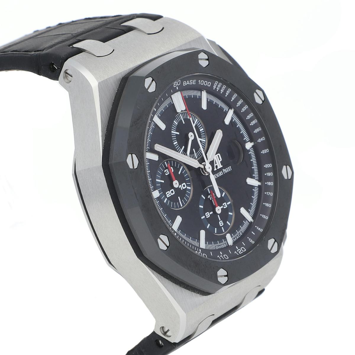 Black strap - Titanium black dial - Watch - 44mm