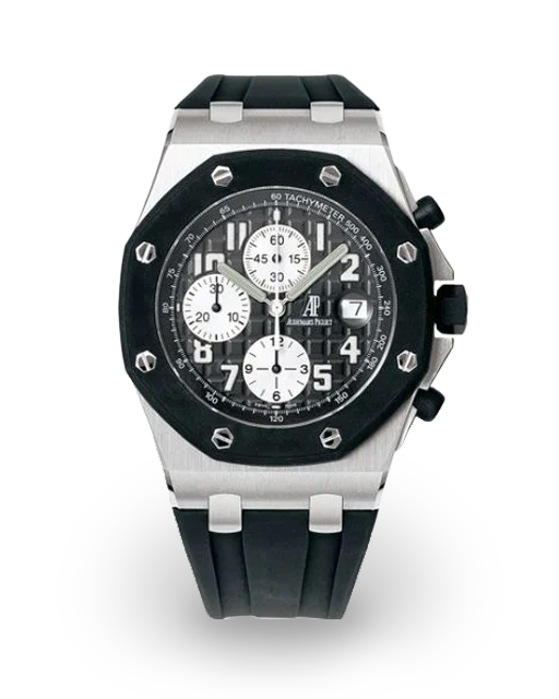 Black strap - Titanium black dial - Watch - 42mm
