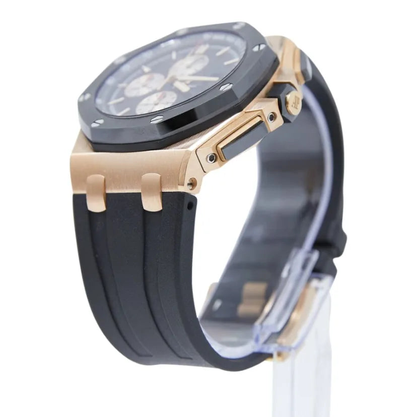 Black strap - Titanium black dial - Watch - 44mm