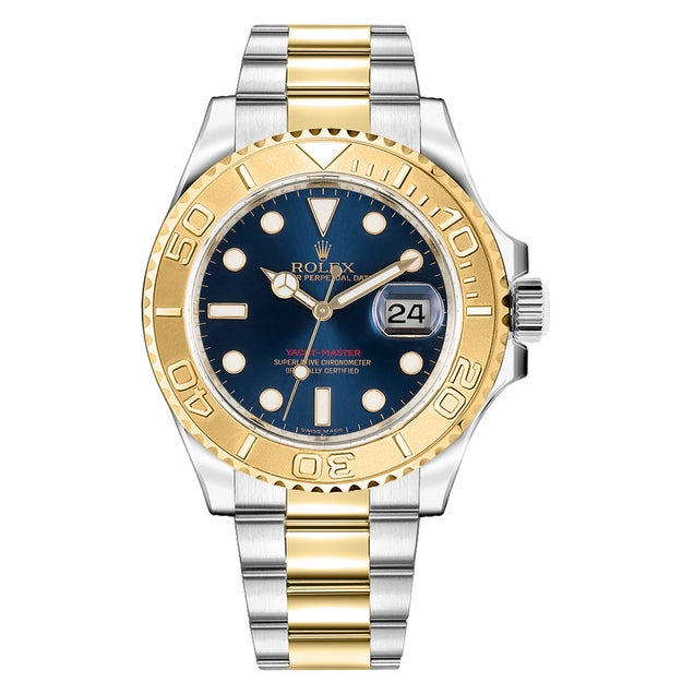 Blue Dial Watch - Gold-40MM