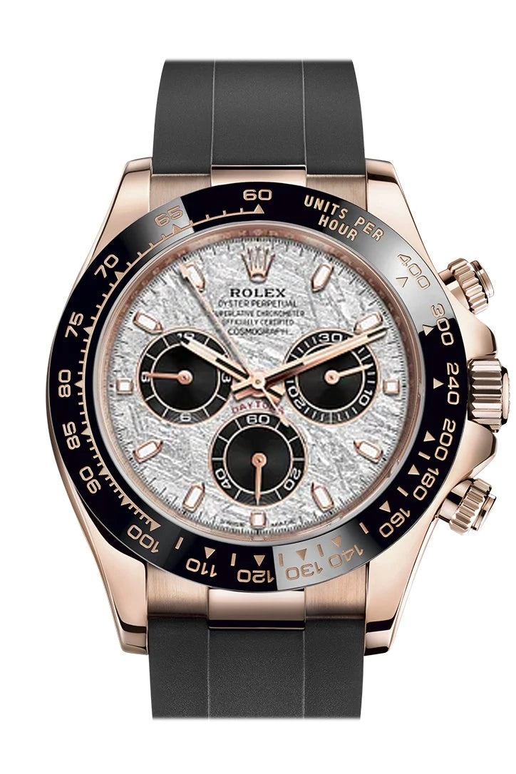 Silver Grey Dial - Black Strap - 40MM