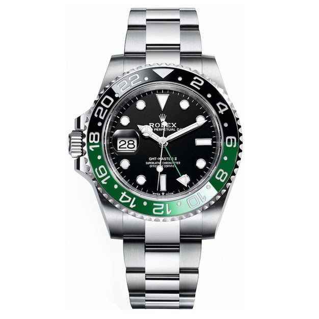 Black dial watch-Silver-40MM