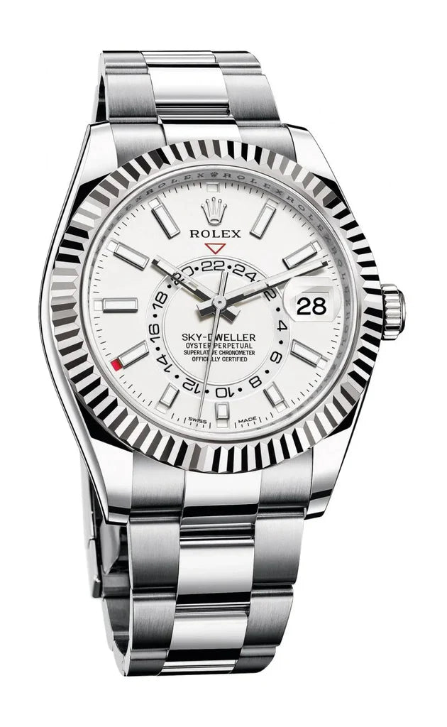 White Dial Watch - Silver-42MM