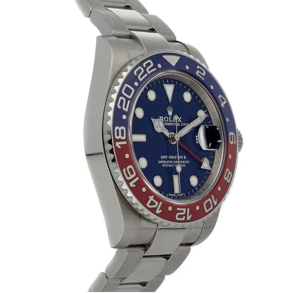 Blue dial watch-Silver-40MM
