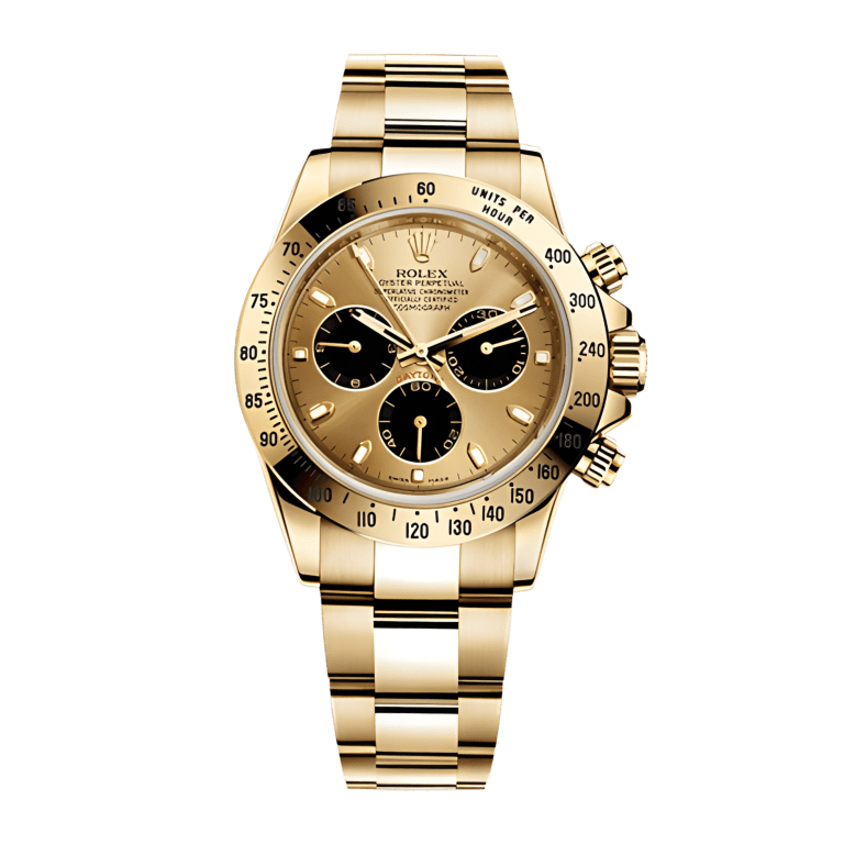 Champagne dial - Gold strap - 40 mm