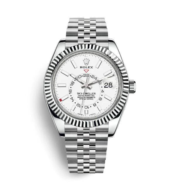 White Dial Watch - Silver-42MM