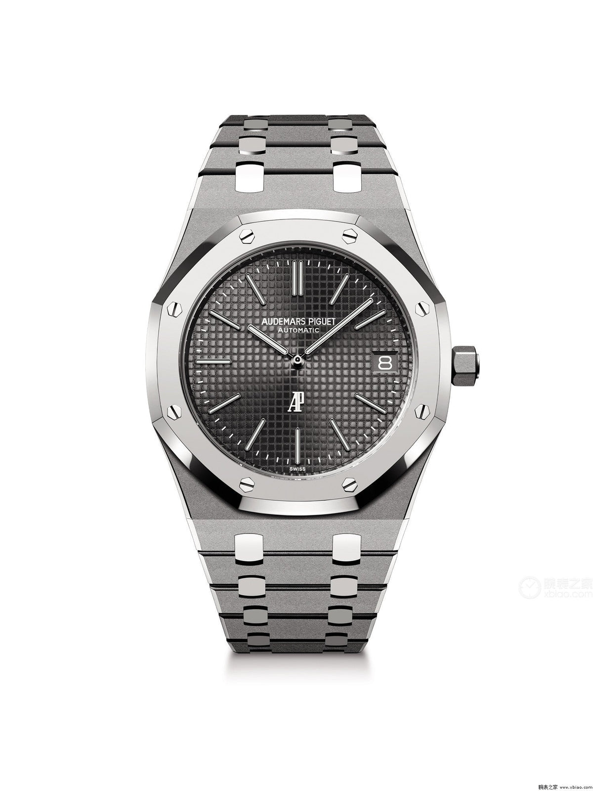 Silver 904L Steel grey dial - Watch - 39 mm