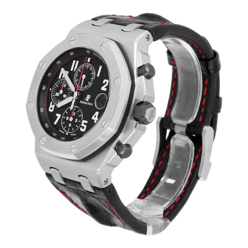 Black strap - Titanium black dial - Watch - 42mm