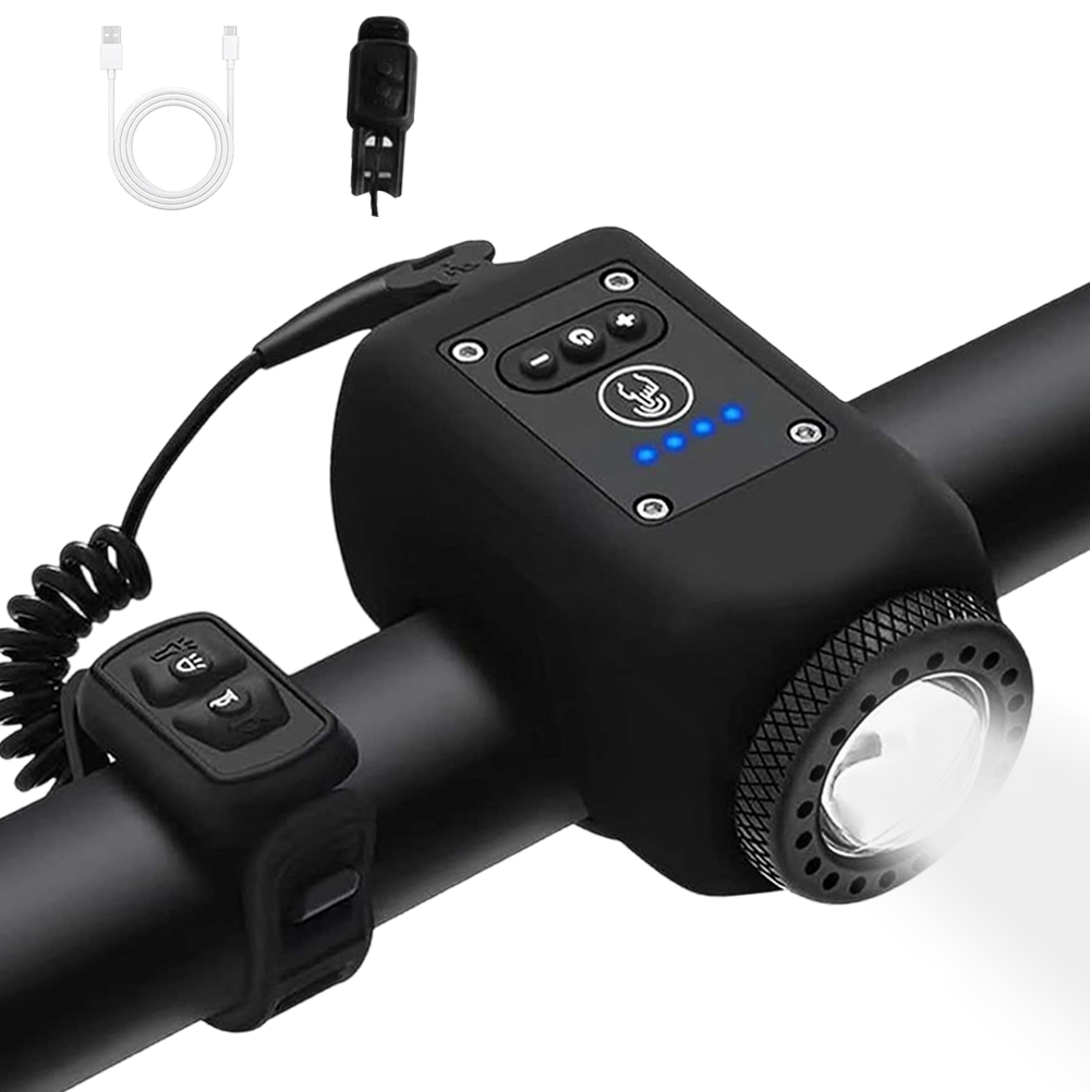 AureliaLiving 2-in-1 Rechargeable Bike Light & Horn