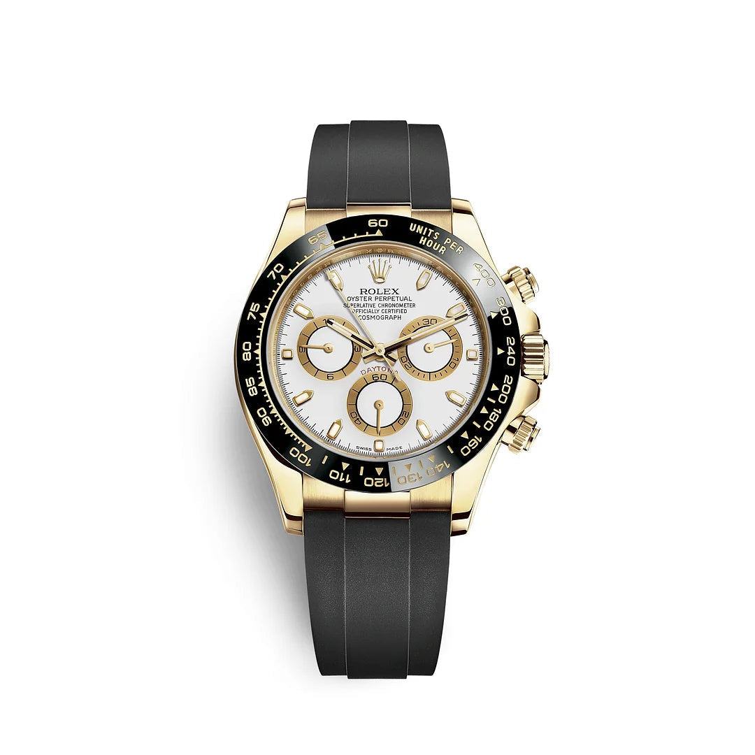 White dial - Black strap - 40MM