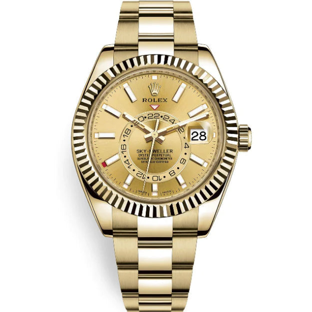 Champagne Dial Watch - Gold-42MM
