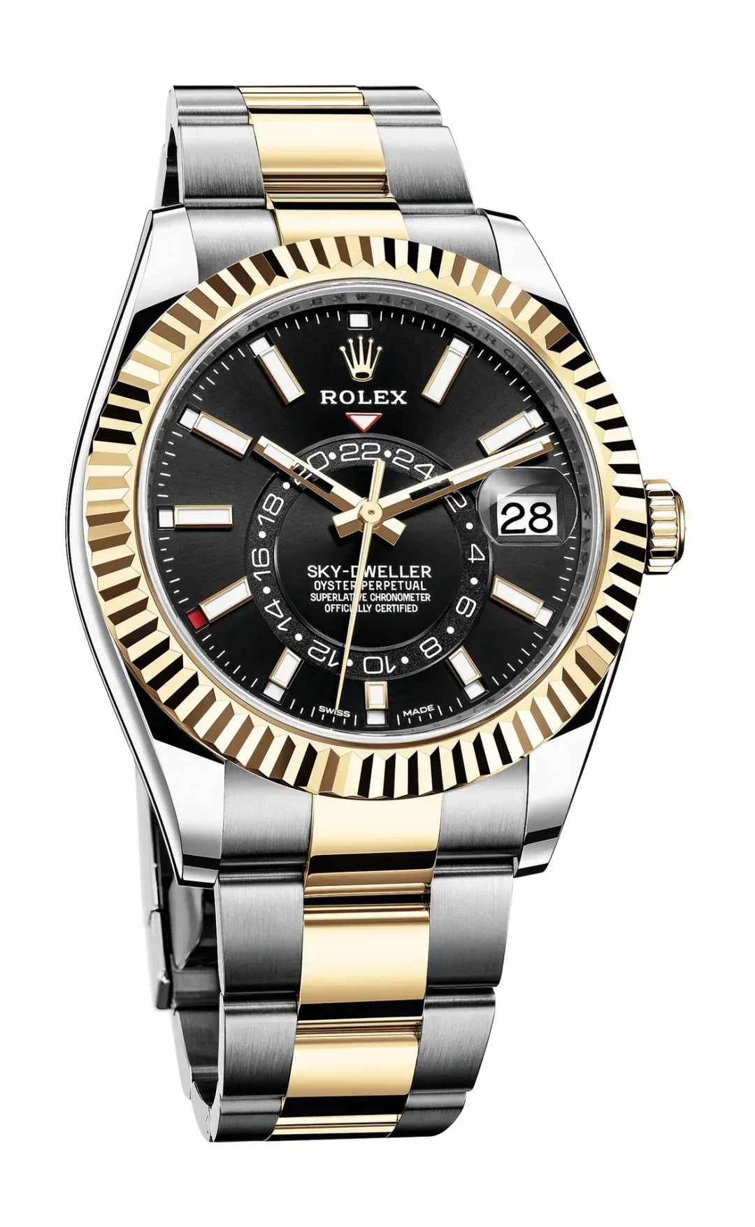 Black Dial Watch - Gold-42MM