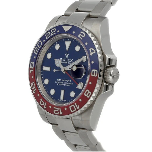 Blue dial watch-Silver-40MM