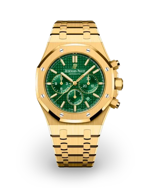 Yellow Gold 904L Steel Green Dial - Automatic - 41mm