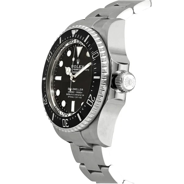 Black Dial Watch-Silver-44MM