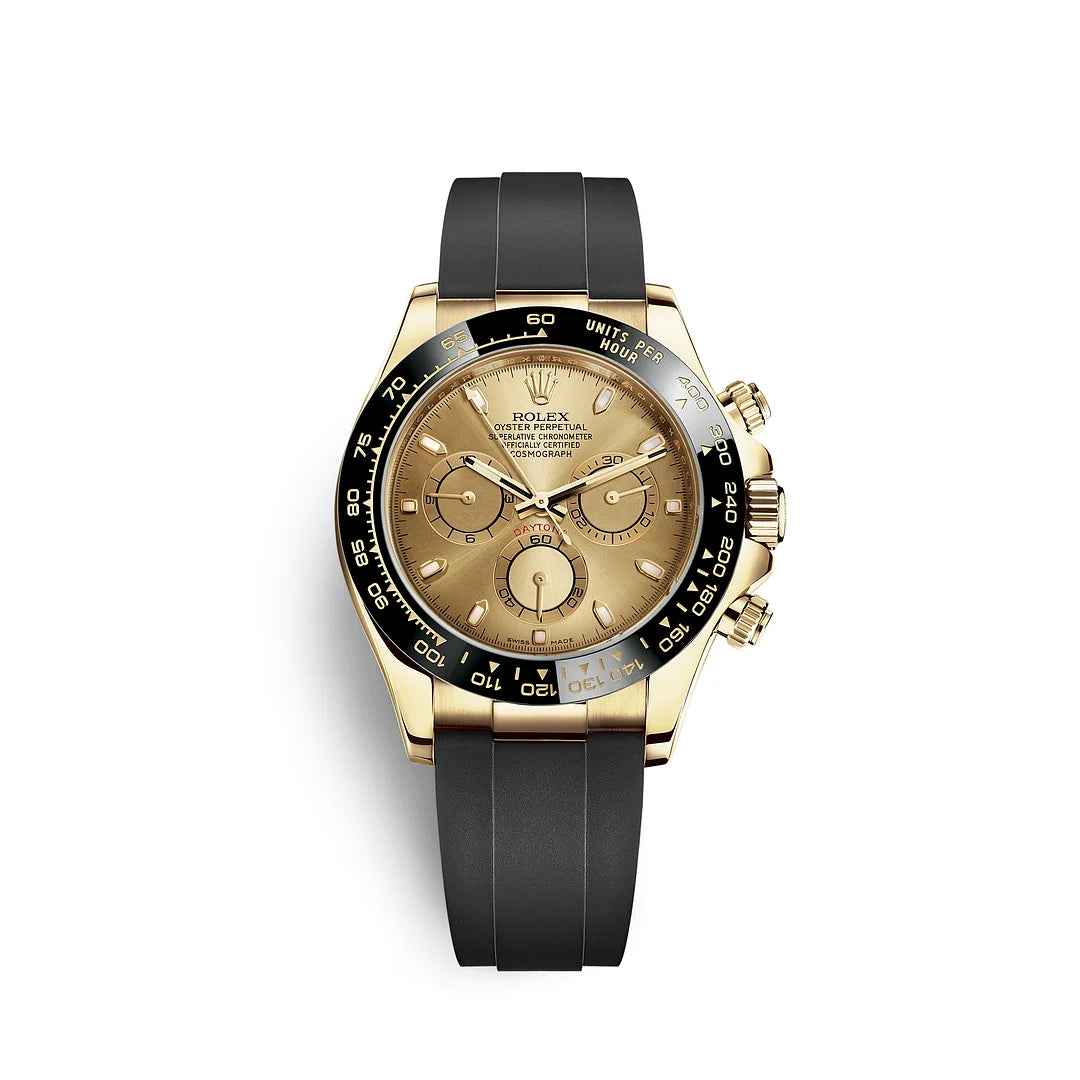 Gold dial - Black strap - 40MM