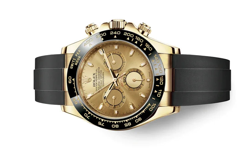 Gold dial - Black strap - 40MM