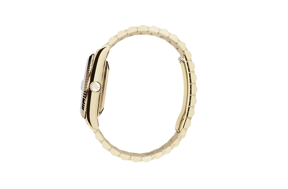 Champagne dial - Gold strap - 36mm