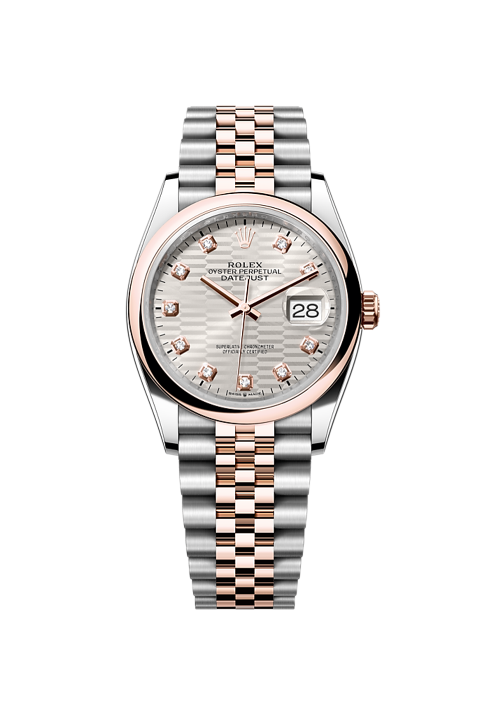 Silver Dial Watch - Gold-36MM