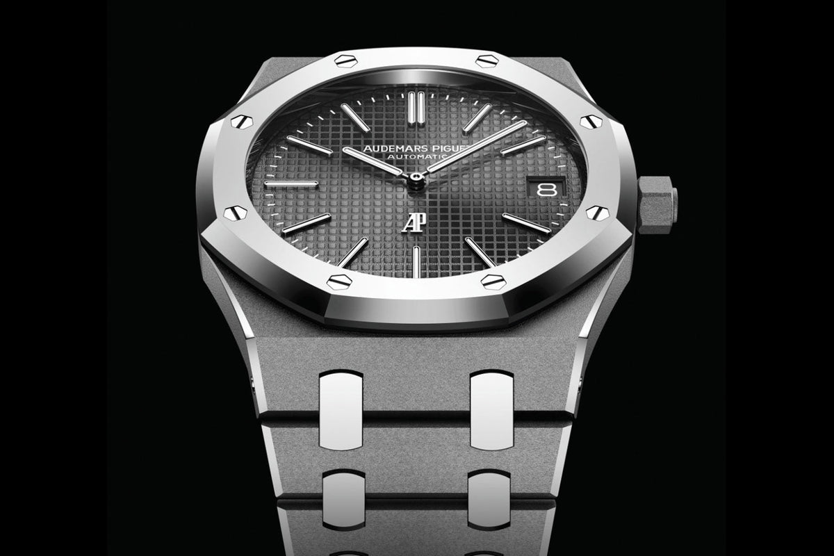 Silver 904L Steel grey dial - Watch - 39 mm