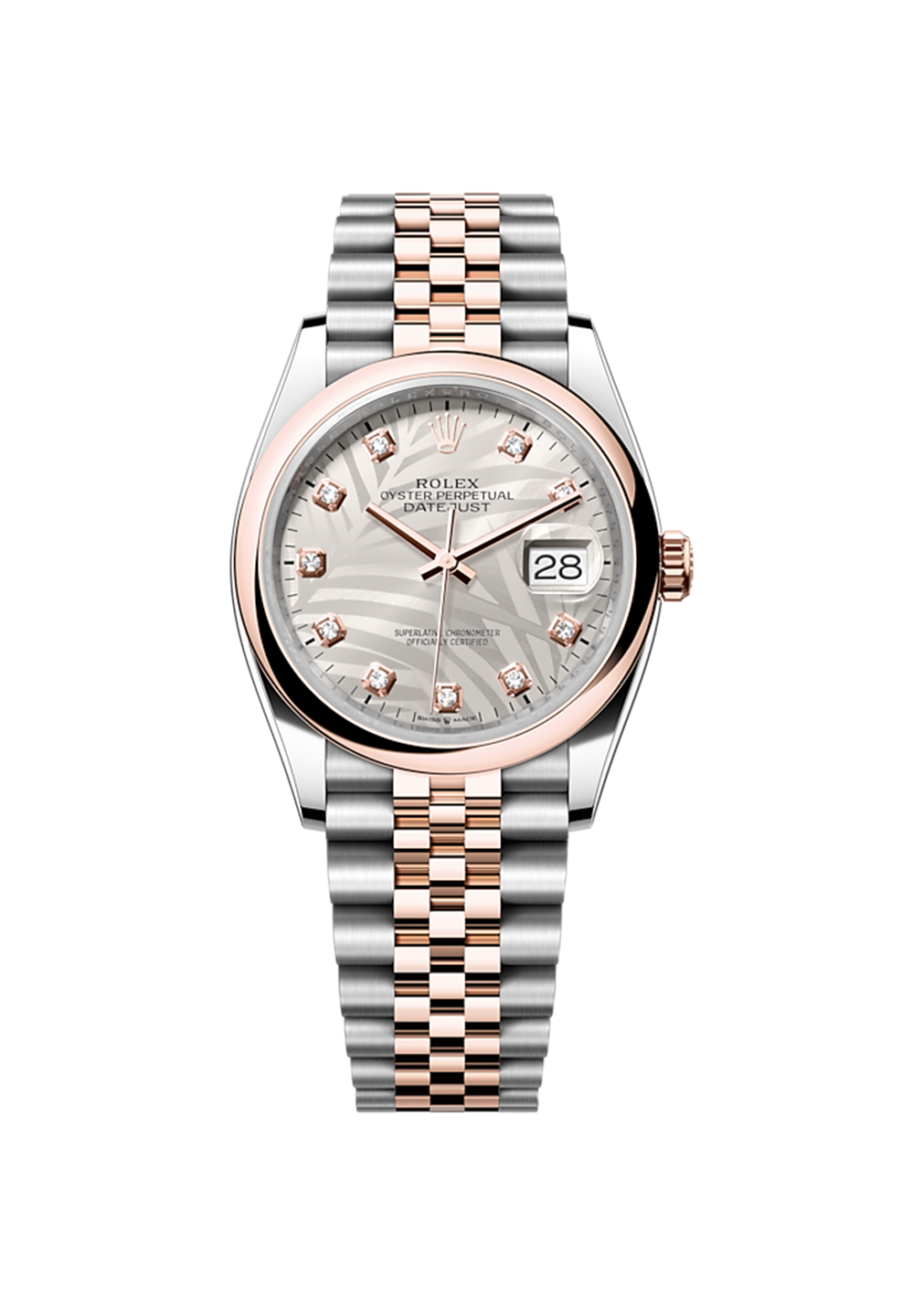 Silver Dial Watch - Gold-36MM