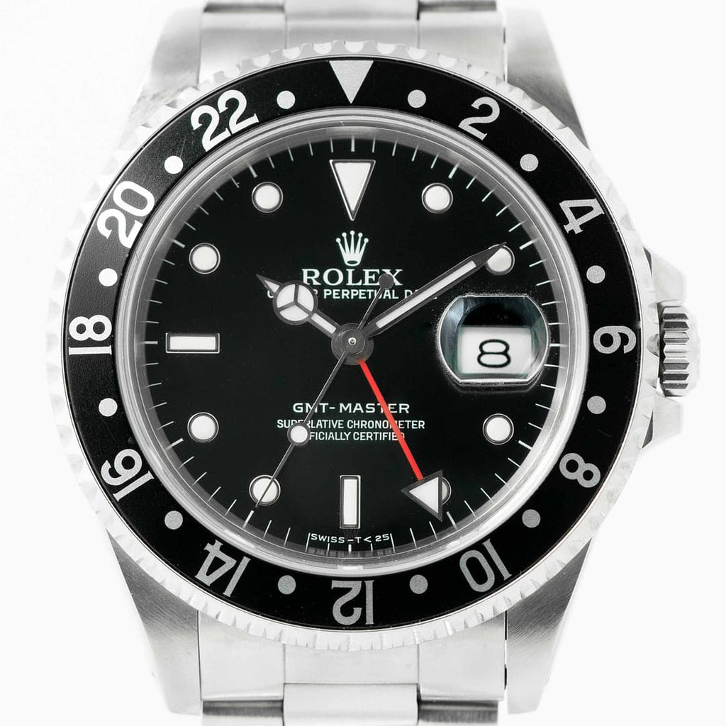Black Dial Watch-Silver-40MM