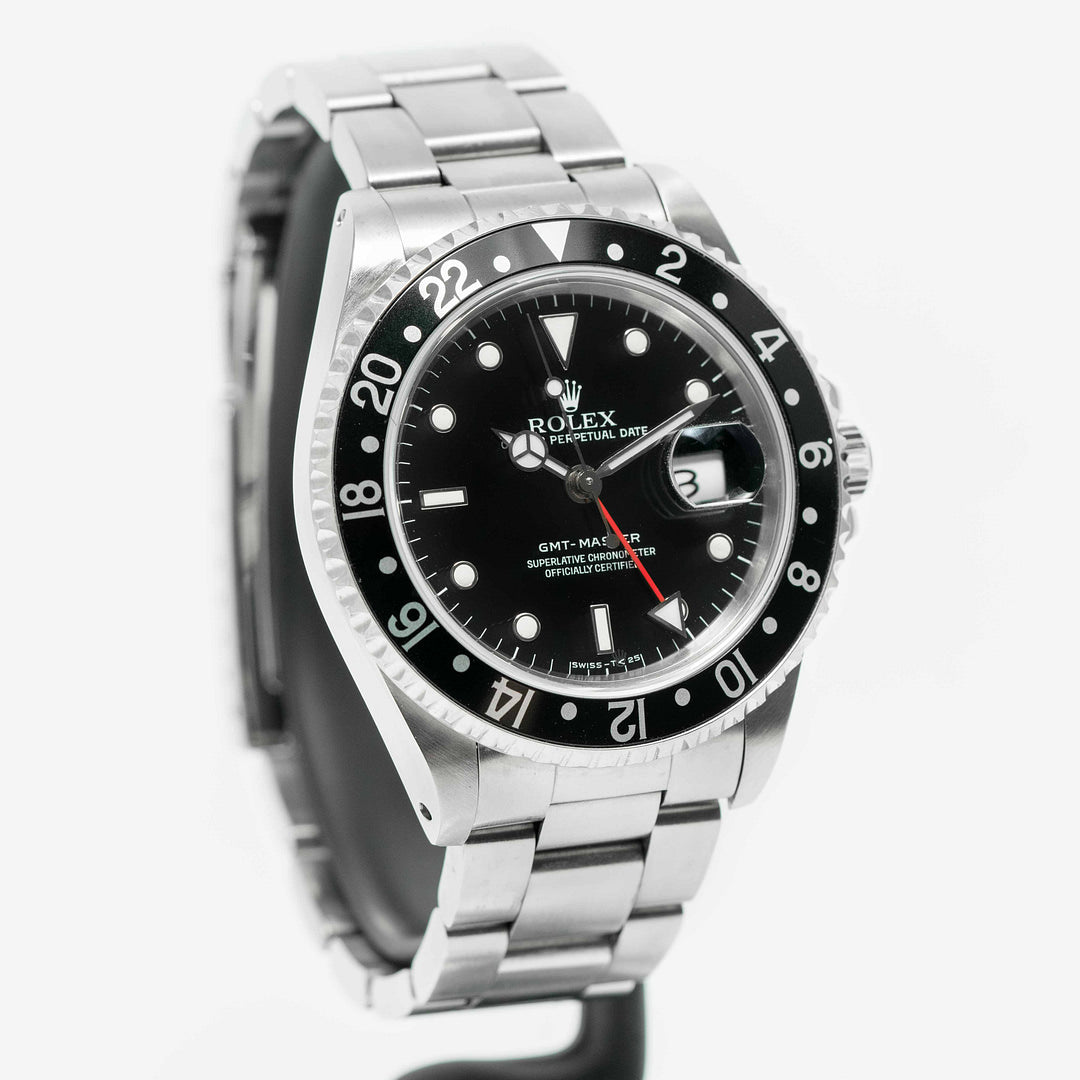 Black Dial Watch-Silver-40MM