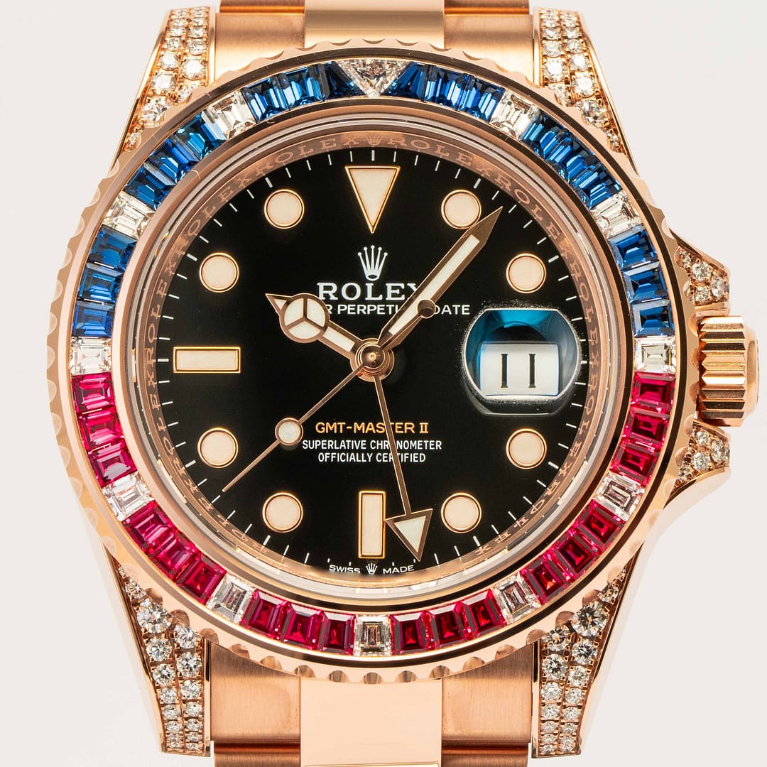 Black dial watch-gold-40MM