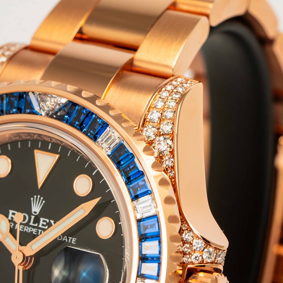 Black dial watch-gold-40MM