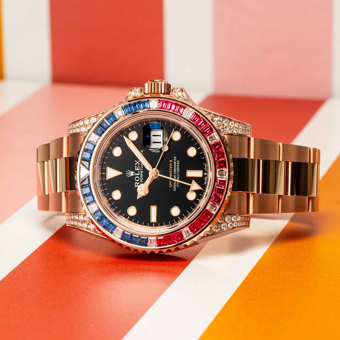 Black dial watch-gold-40MM