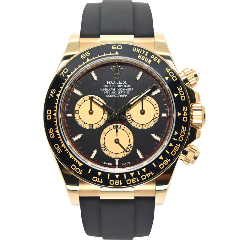 Pure black dial - black strap - 40MM