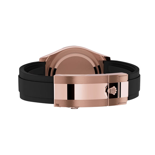 Shiny black dial - black strap - 40MM