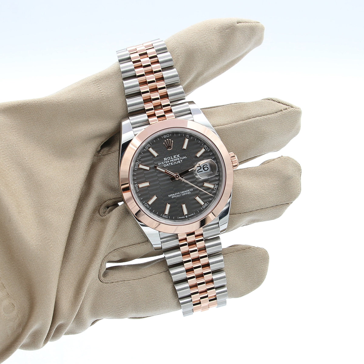 Slate Grey Dial Watch - Gold - 41MM