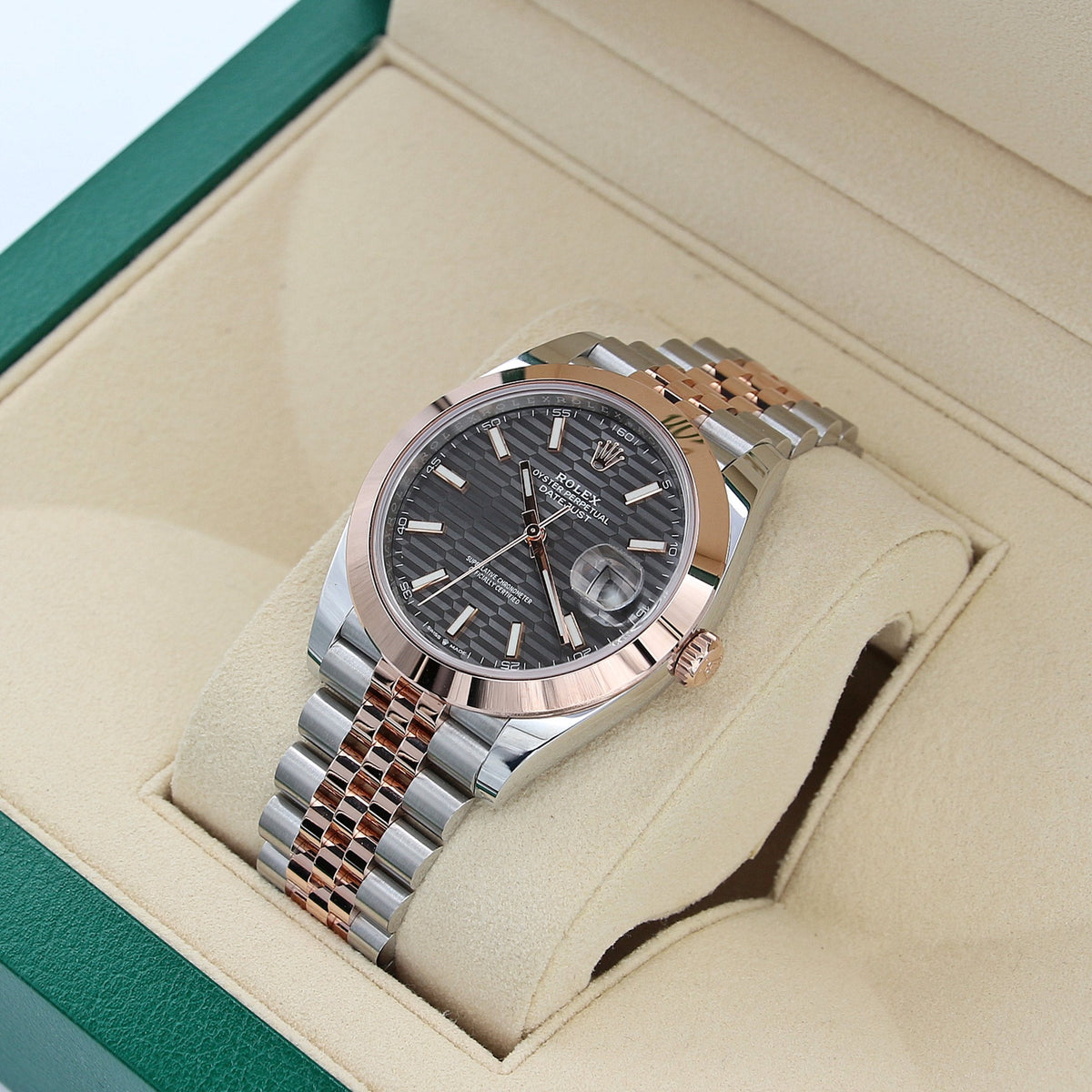 Slate Grey Dial Watch - Gold - 41MM
