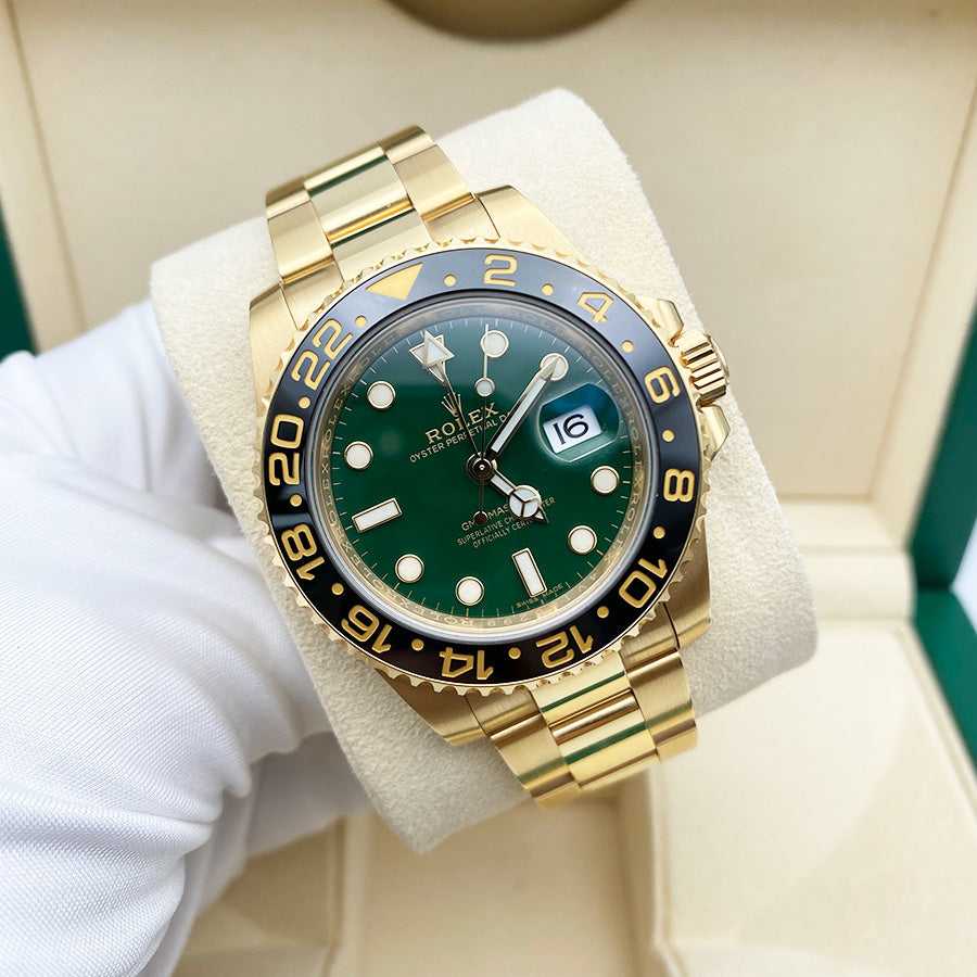 GMT-Master II Gold Green 40mm