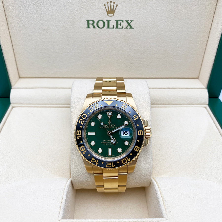 GMT-Master II Gold Green 40mm