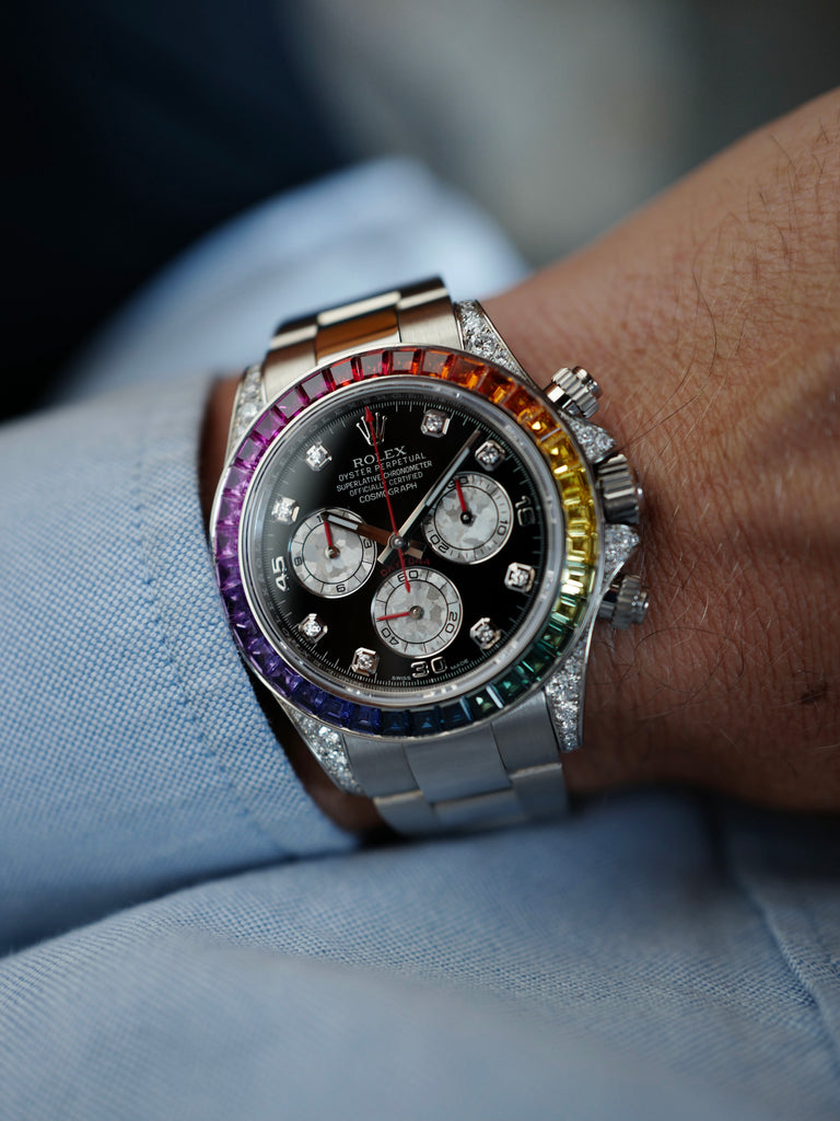 Black panda dial - silver strap -40MM