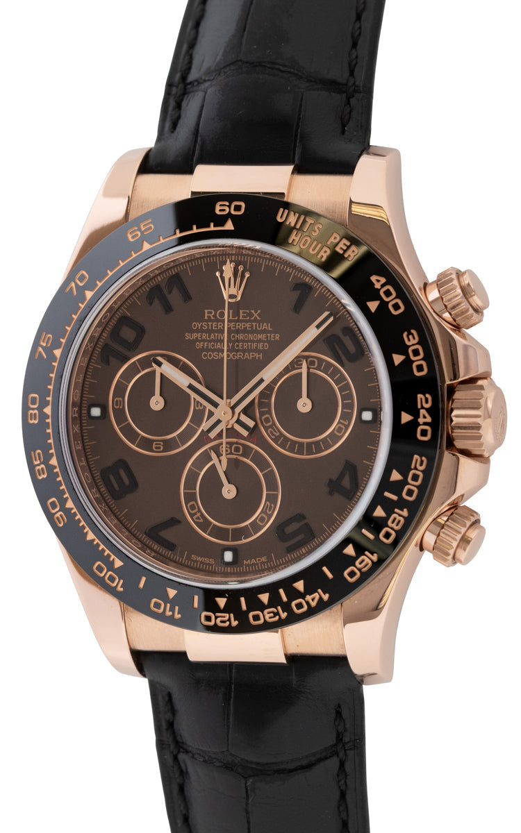 Dark brown dial - black strap -40MM