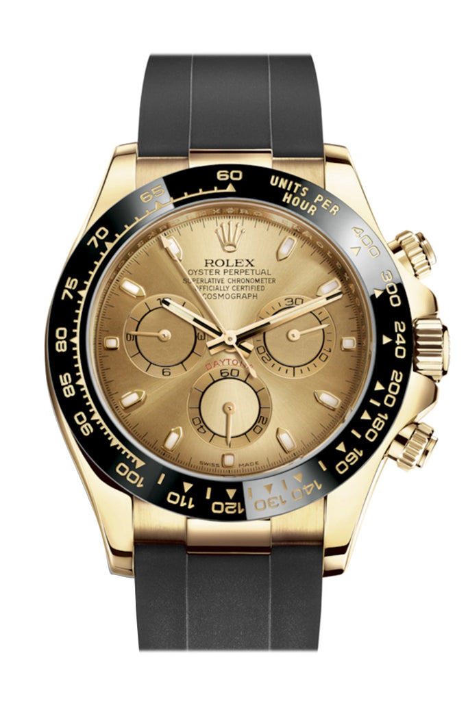 Gold dial - Black strap - 40MM