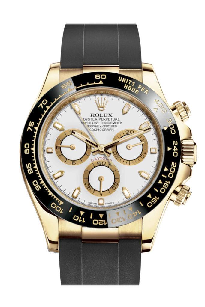 White dial - Black strap - 40MM