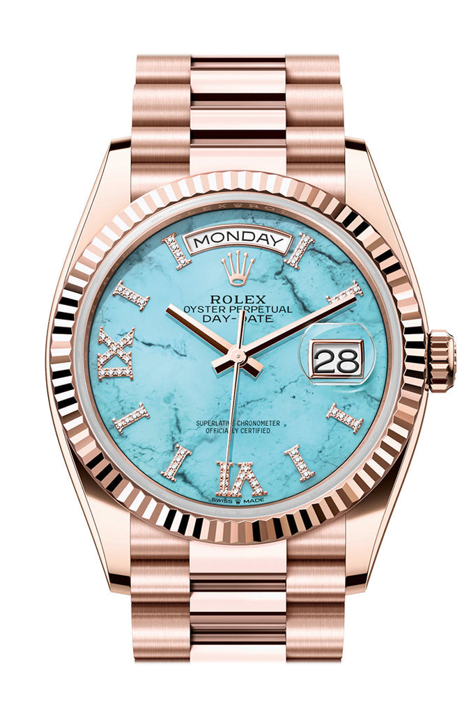 Blue dial - Gold strap - 36mm