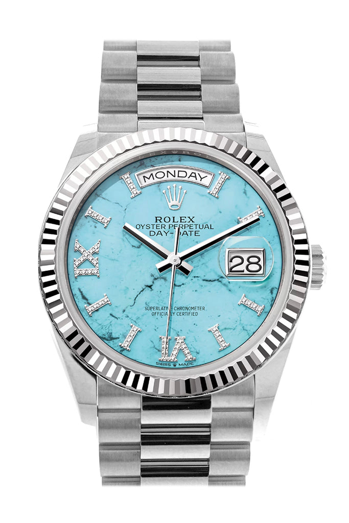 Blue dial - Silver strap - 36mm