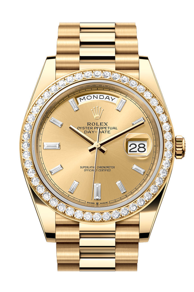Champagne dial - Gold strap - 36mm