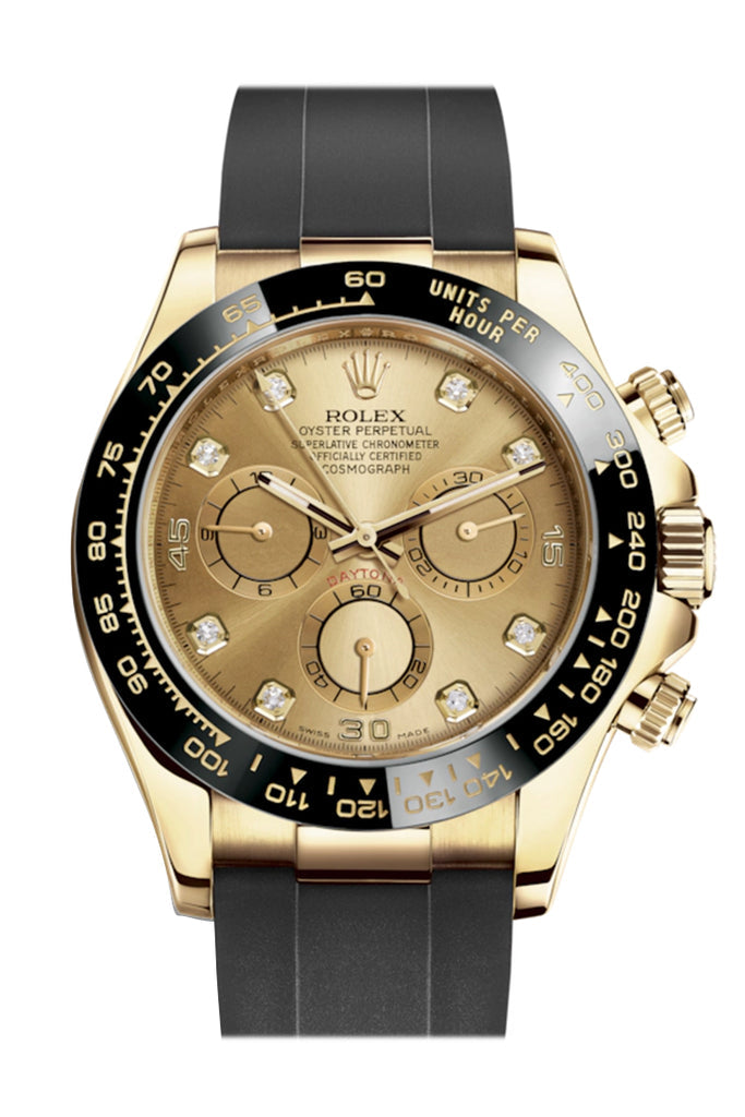 Gold dial - Black strap - 40MM